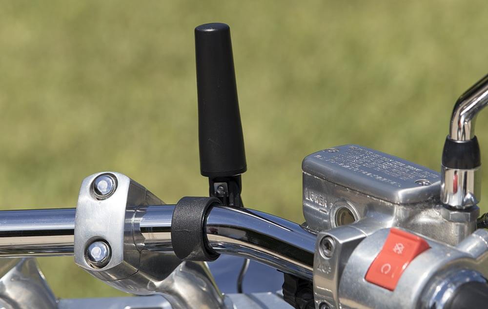 Universal Motorcycle Handlebar & Adhesive Mount Antenna